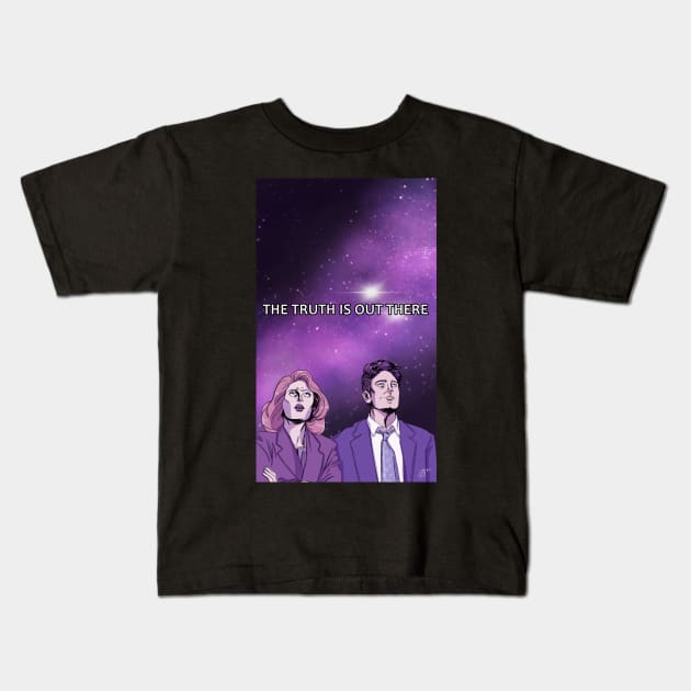 the truth is out there Kids T-Shirt by giuliarenzi